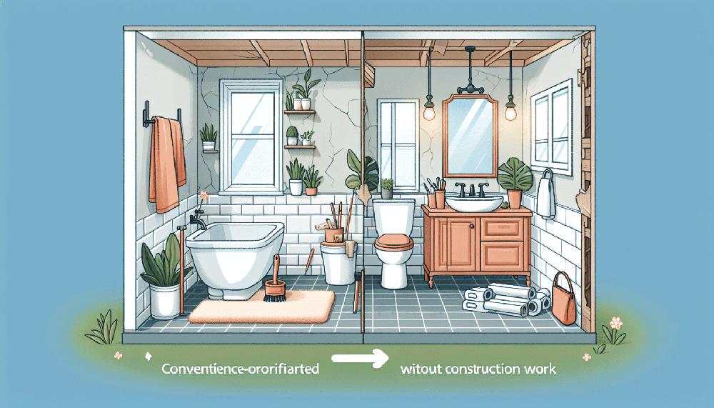 Mimub Renueva Tu Baño Anticuado: Transformación en un Espacio Moderno y Acogedor Sin Obras con Leroy Merlin