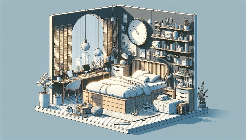 Mimub Reorganización de Espacio: Estrategias para Situar la Cama y Maximizar el Área