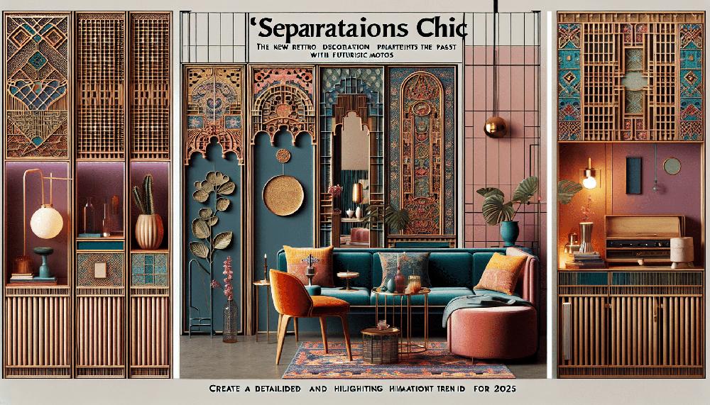 Mimub Separaciones Chic: La Innovadora Tendencia de Decoración Retro para 2025