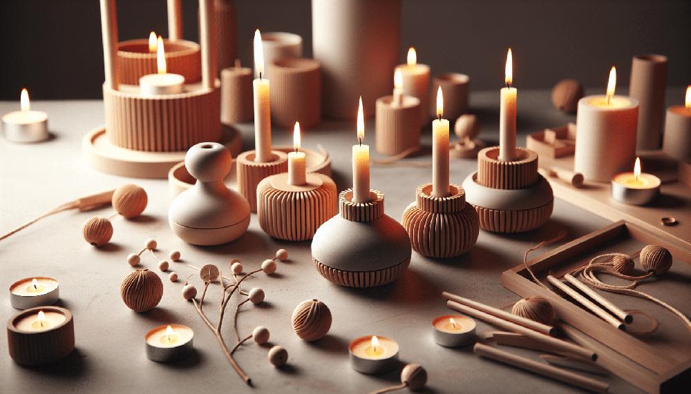 Mimub Stumpastaken y Lumi: Innovadores Portavelas de Diseño Sueco