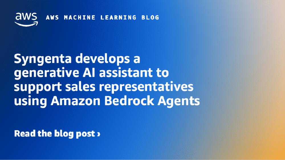 Mimub Syngenta Inaugura Asistente de IA Generativa para Ventas con Agentes Amazon Bedrock