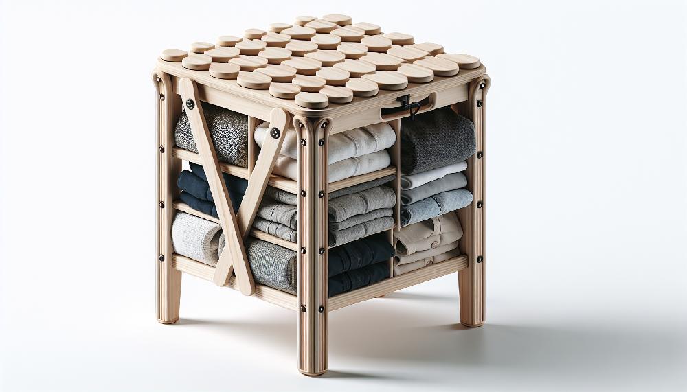 Mimub Taburete Multifuncional: La Solución Elegante de Leroy Merlin para Organizar la Ropa Sucia en el Baño