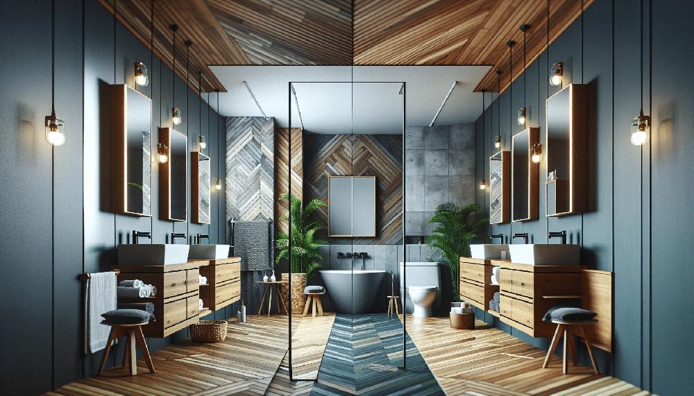 Mimub Transformación Asombrosa de un Baño: Espejos y Color que Cambian por Completo un Espacio Reducido