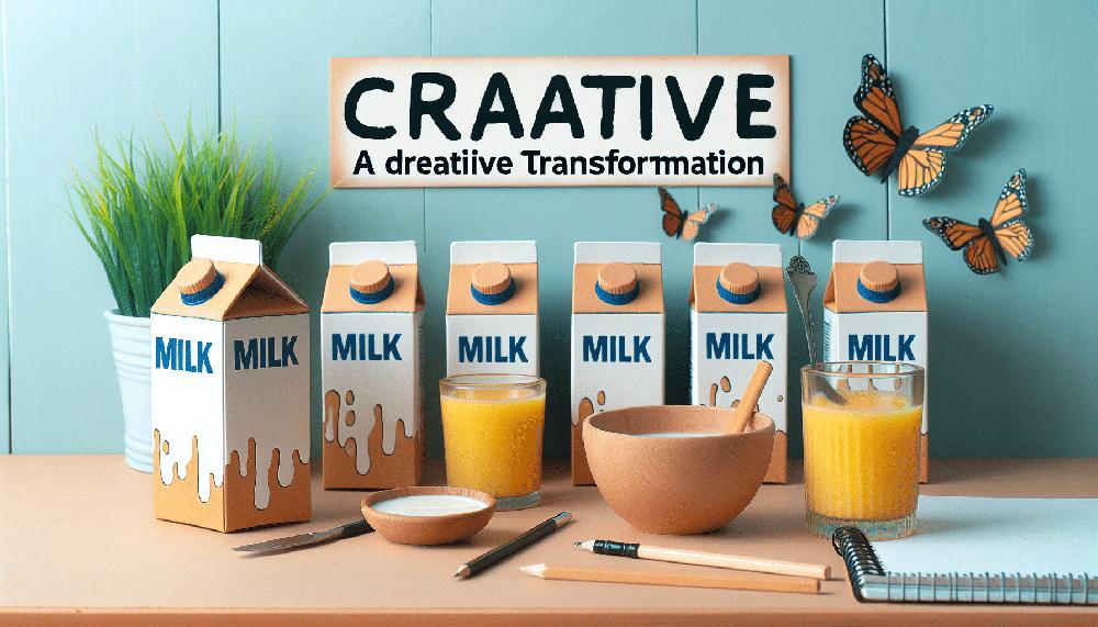 Mimub Transformación Creativa: Decorando Mi Mesa con Cartones de Leche