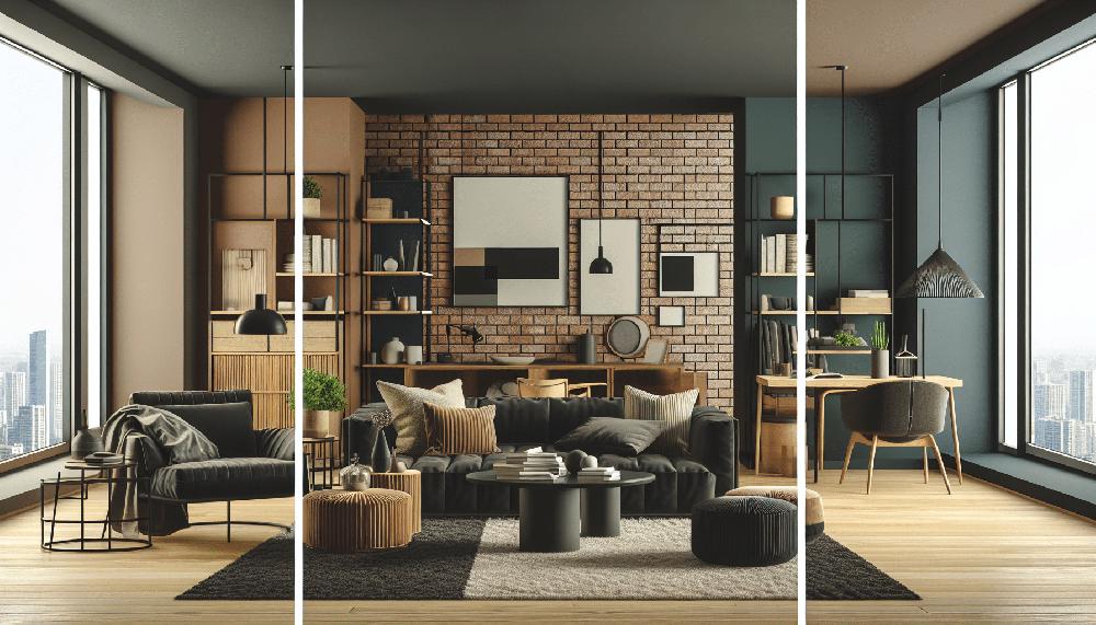 Mimub Transformación: De Negro a Ladrillo en un Apartamento de Contrastes e Inspiración