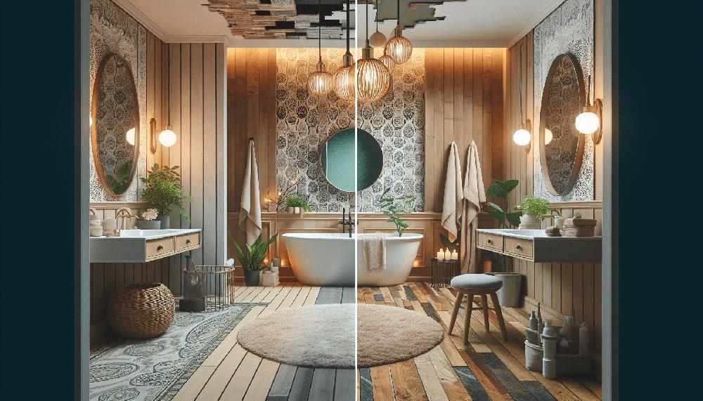 Mimub Transformación: Del Baño Anticuado a un Espacio Elegante con Leroy Merlin y Temu