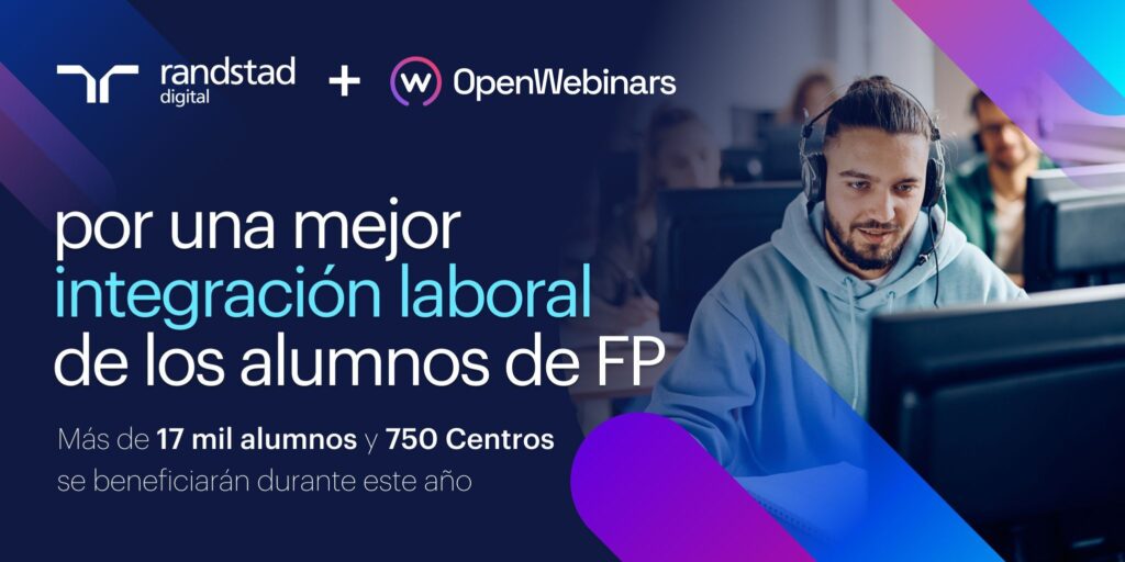 Mimub Unión Estratégica Entre OpenWebinars y Randstad Digital para Potenciar la Formación y el Empleo Juvenil