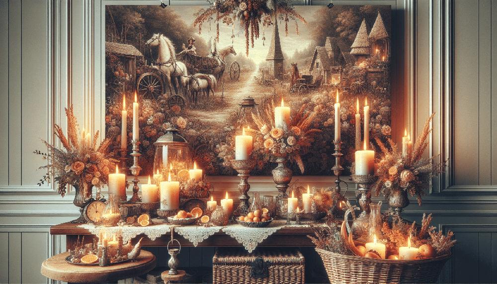 Mimub Velas Rústicas de Cuento que Definen Estilo en Salones Elegantes