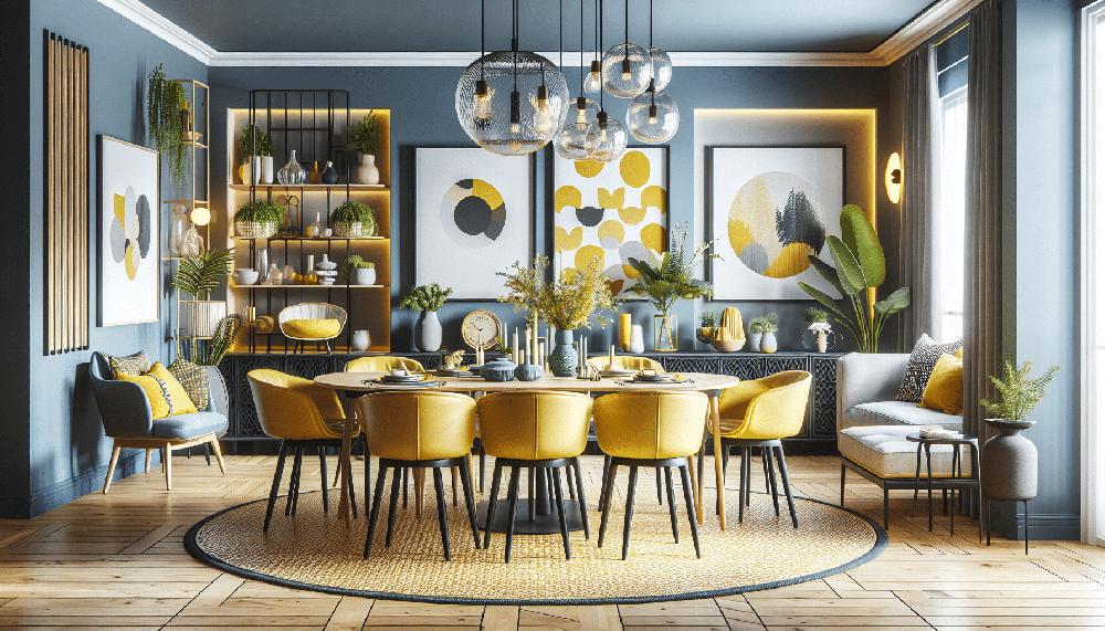 Mimub Vibrante Decoración: Cómo Integrar Sillas Amarillas en Tu Comedor