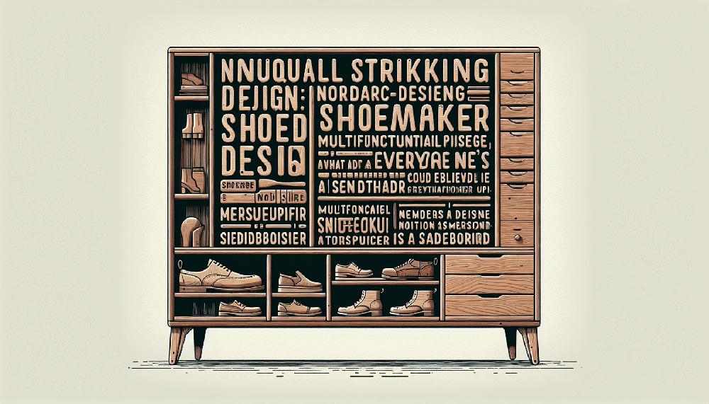 Mimub Zapatero de Diseño Nórdico: La Versátil Pieza que Todos Creerán un Aparador