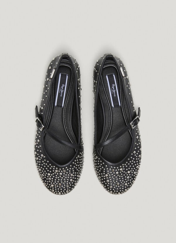 Pepe Jeans Bailarinas Con Tachuelas