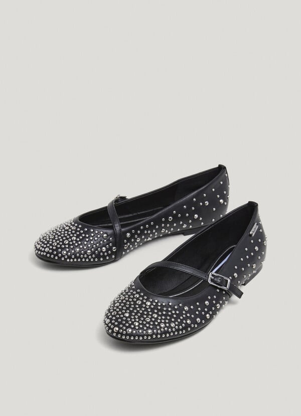 Pepe Jeans Bailarinas Con Tachuelas