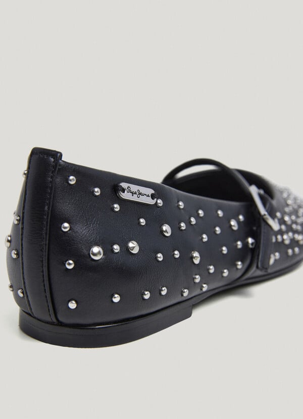 Pepe Jeans Bailarinas Con Tachuelas
