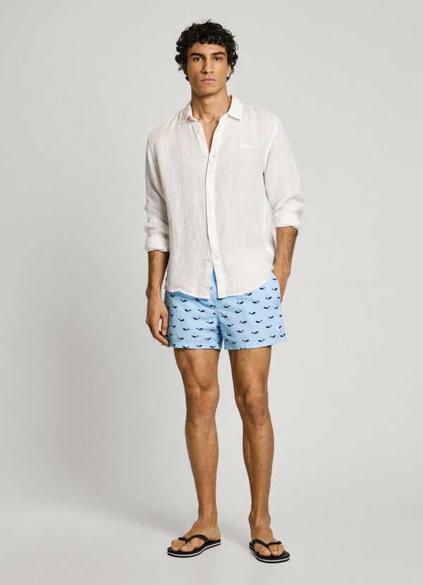 Pepe Jeans bañador bermuda ballenas