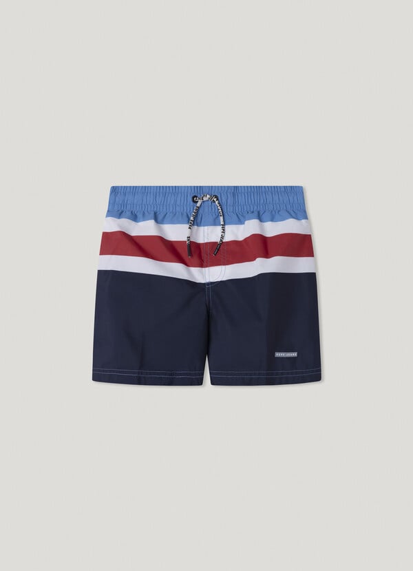 Pepe Jeans bañador bermuda color block