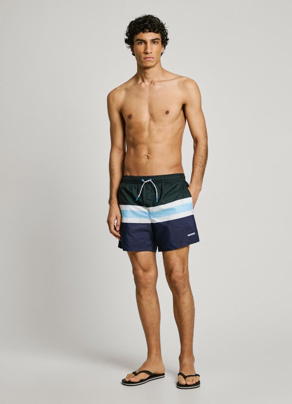 Pepe Jeans bañador bermuda color block