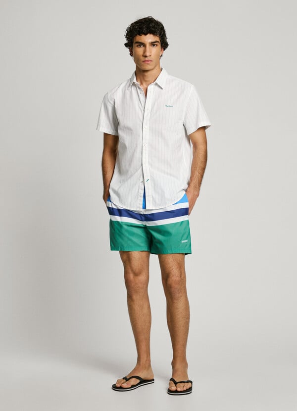 Pepe Jeans bañador bermuda color block