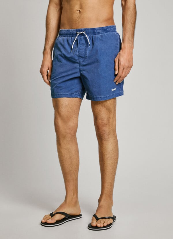 Pepe Jeans Bañador Bermuda Lavada En Prenda