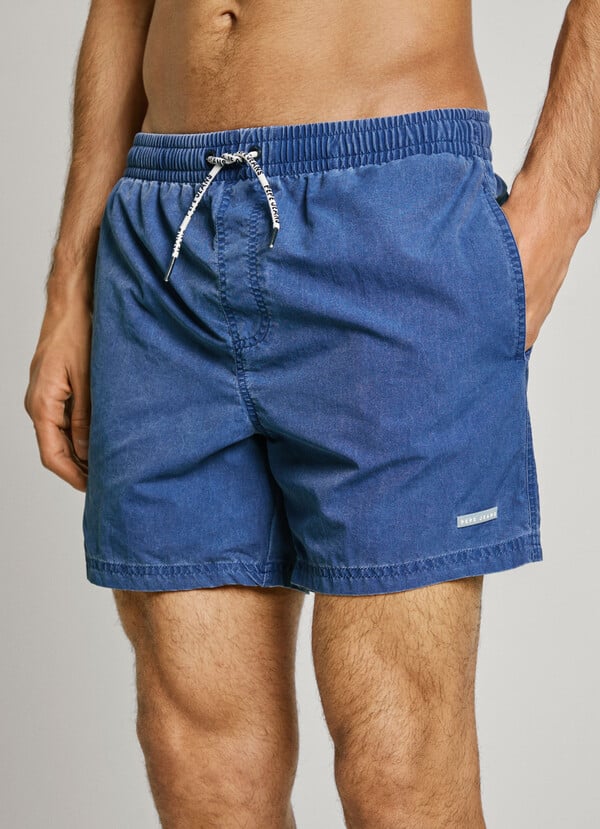 Pepe Jeans Bañador Bermuda Lavada En Prenda