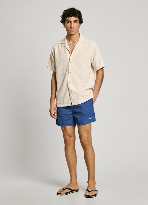 Pepe Jeans bañador bermuda lavada en prenda