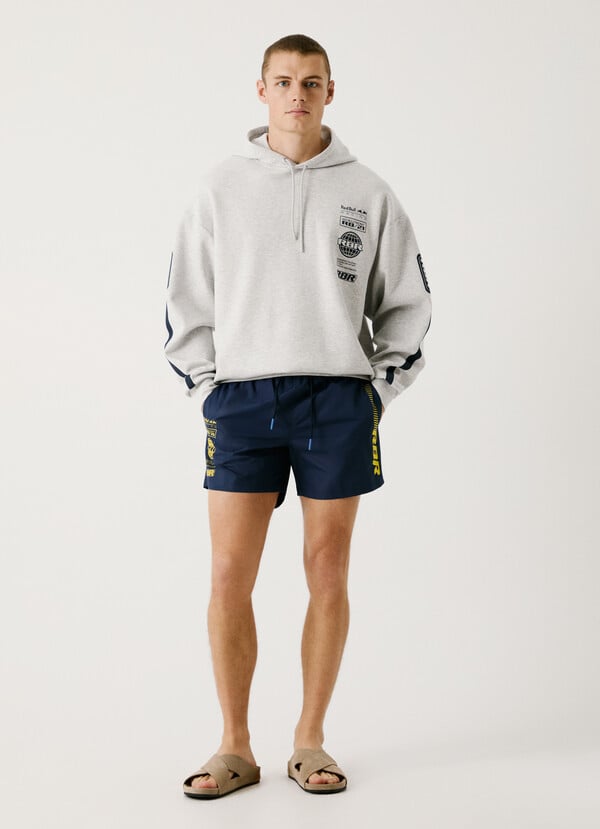 Pepe Jeans bañador bermuda logo estampado