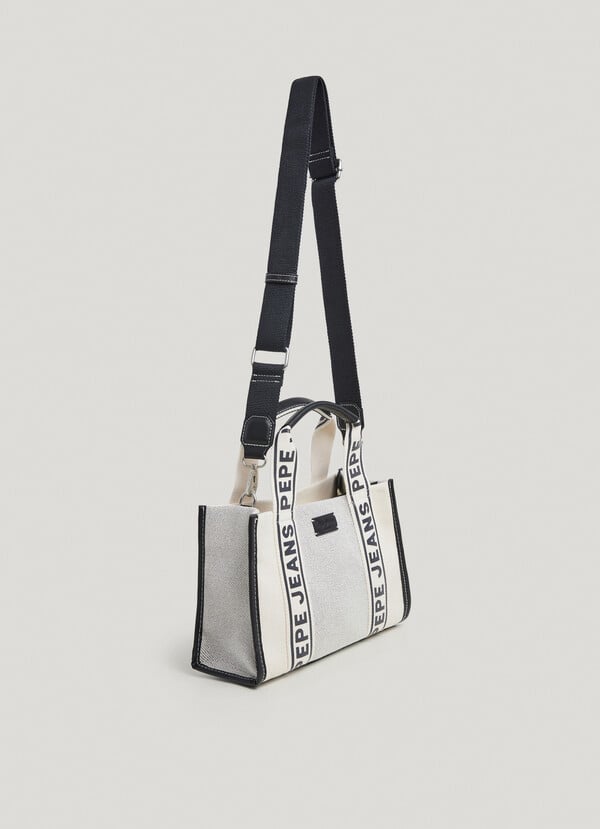 Pepe Jeans Bandolera Con Detalles Efecto Piel