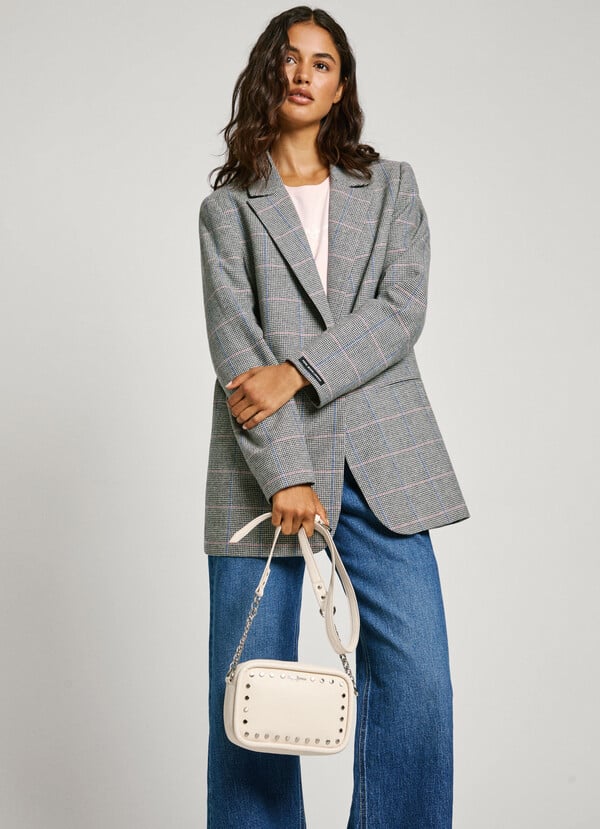 Pepe Jeans bandolera con tachuelas metálicas