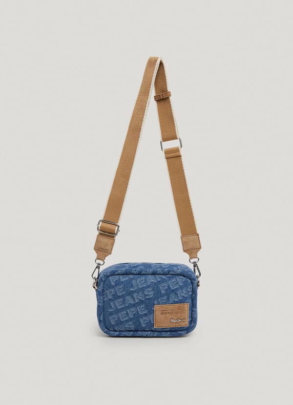 Pepe Jeans Bandolera Denim Con Logo