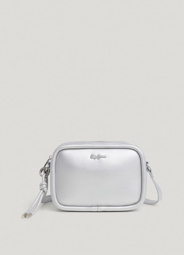 Pepe Jeans Bandolera Metalizada Efecto Piel