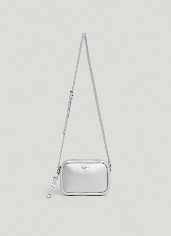 Pepe Jeans Bandolera Metalizada Efecto Piel