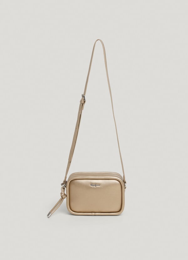 Pepe Jeans Bandolera Metalizada Efecto Piel