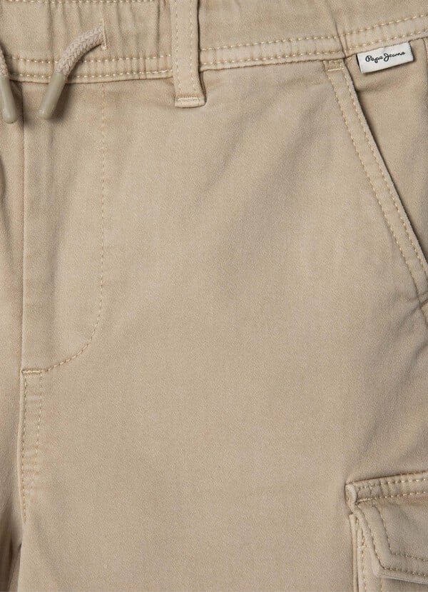Pepe Jeans Bermuda Cargo Cintura Ajustable
