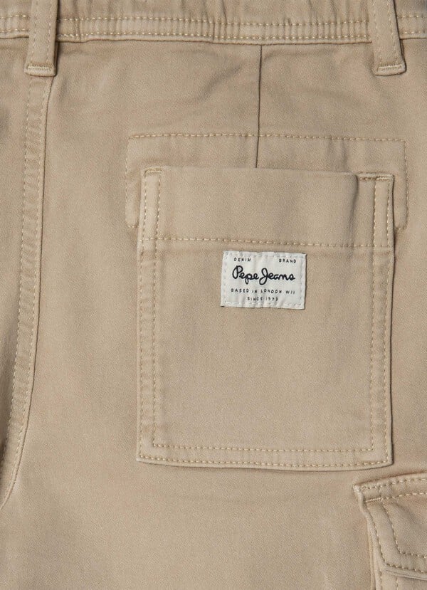 Pepe Jeans Bermuda Cargo Cintura Ajustable