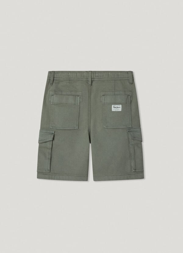 Pepe Jeans Bermuda Cargo Cintura Ajustable
