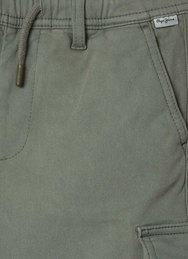 Pepe Jeans Bermuda Cargo Cintura Ajustable