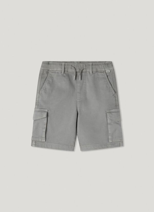 Pepe Jeans bermuda cargo cintura ajustable