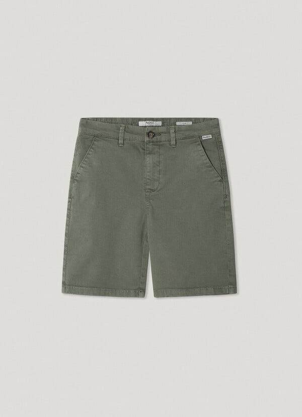 Pepe Jeans bermuda chino de sarga