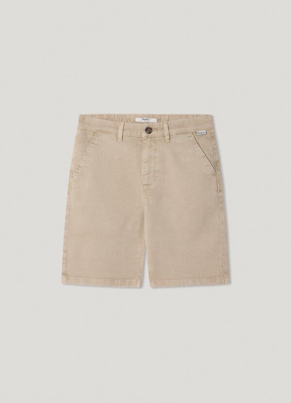 Pepe Jeans bermuda chino de sarga