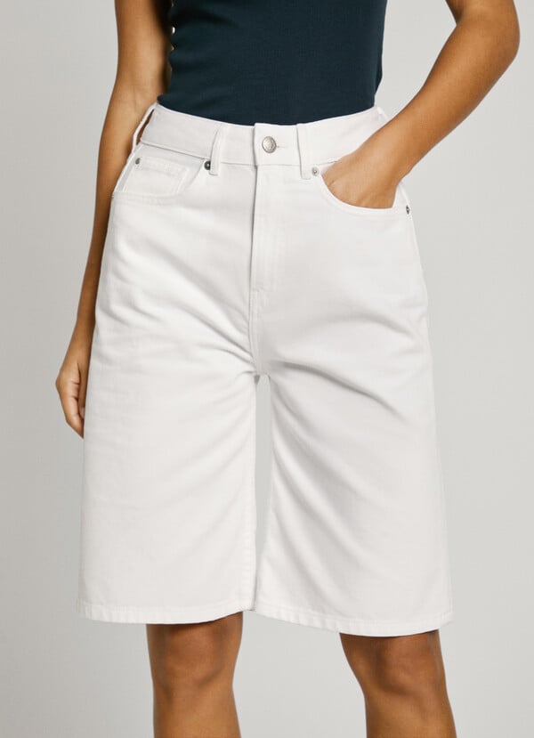 Pepe Jeans Bermuda Denim Fit Wide