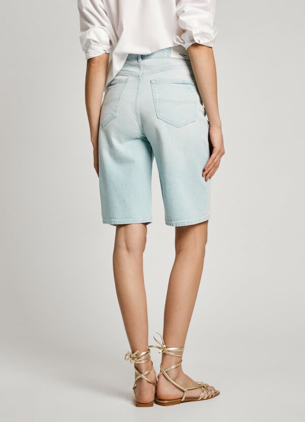 Pepe Jeans Bermuda Denim Fit Wide