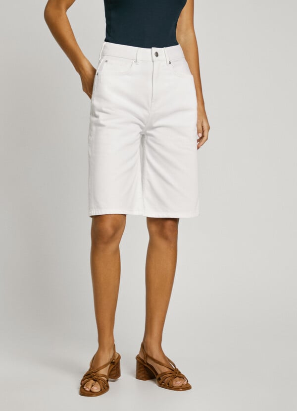 Pepe Jeans Bermuda Denim Fit Wide