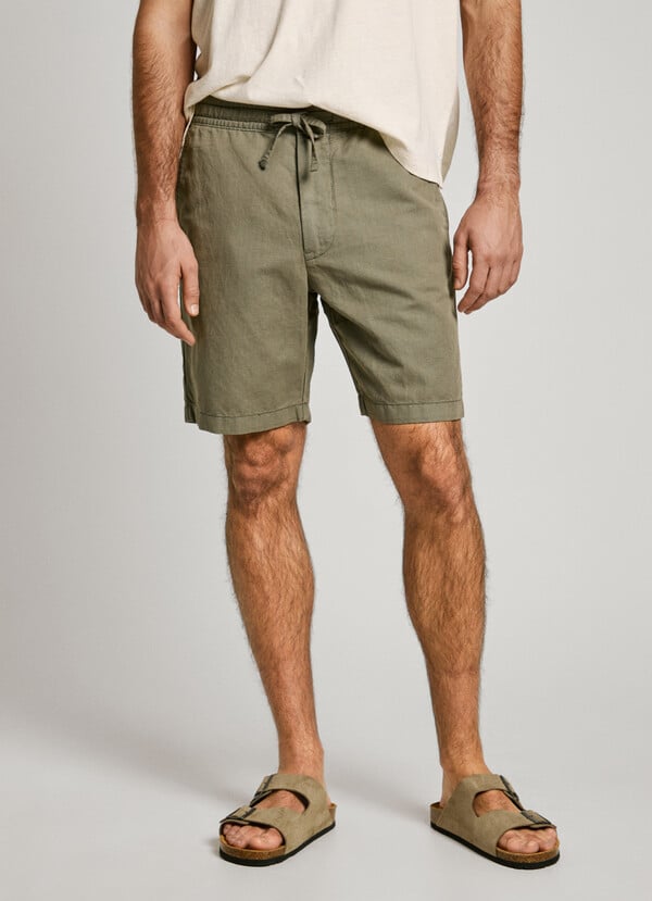 Pepe Jeans Bermuda Lino Fit Relaxed