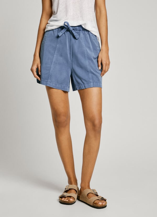 Pepe Jeans Bermuda Paper Bag De Sarga