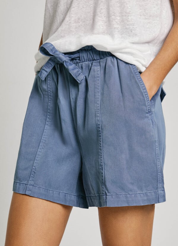 Pepe Jeans Bermuda Paper Bag De Sarga