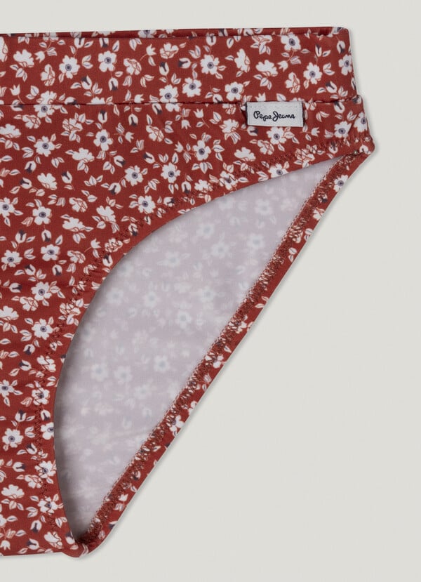Pepe Jeans Bikini Asimétrico Flores