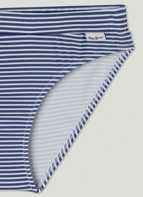 Pepe Jeans Bikini Asimétrico Rayas