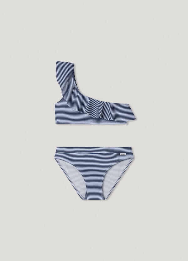 Pepe Jeans Bikini Asimétrico Rayas