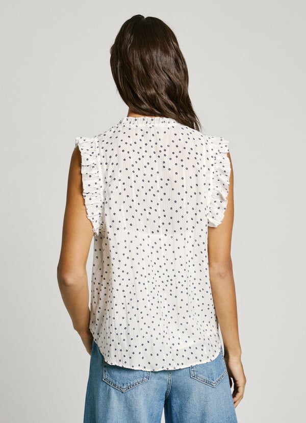 Pepe Jeans Blusa Estampada Sin Mangas