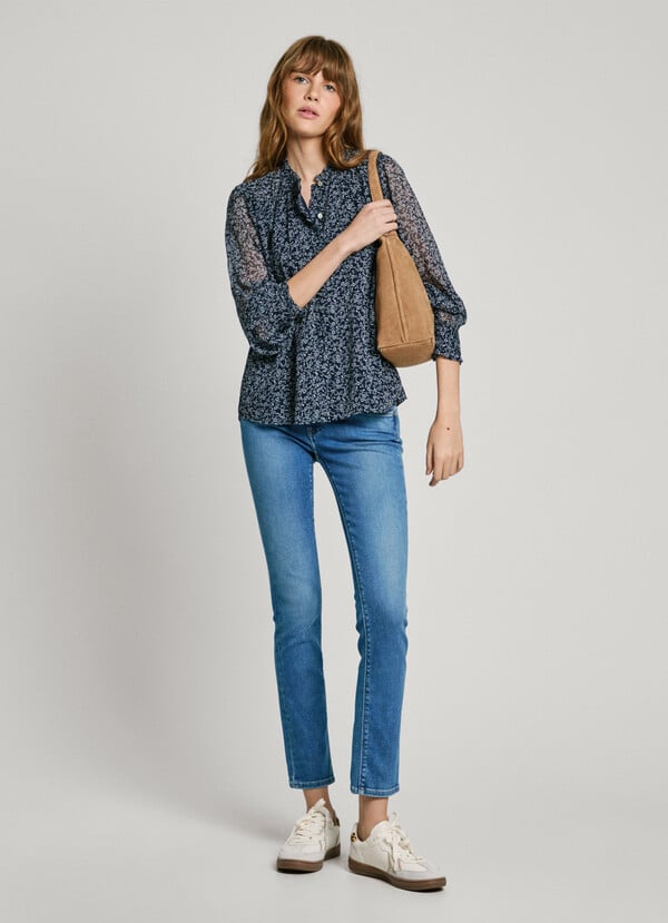 Pepe Jeans Blusa Fluida Estampado Floral