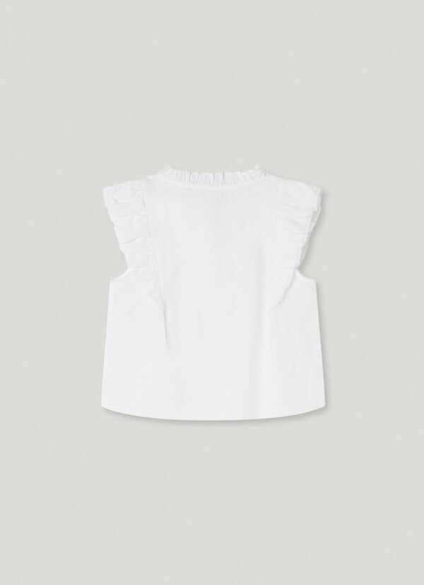 Pepe Jeans Blusa Fluida Manga Mariposa